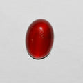 Lote de 8 cabujones ovalados de cornalina de 14 x 10 mm (8 piezas)