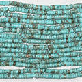 Perles rondelles lisses en turquoise St. de 15 pouces, 6 x 3 mm. - Brin de 38 cm.