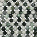 Perles rondes lisses en jade de Sainte-Birmanie, 15 pouces, 10 mm - Fil de 39 cm.
