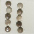 10Pcs Lot Gray Moonstone Round Cabochon 6mm (10 pcs.)