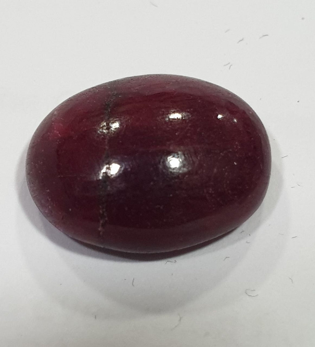 Natural Untreated Ruby Cabochon 16.3x13.2mm 13.7ct Natural Gemstone Gems For Jewelry