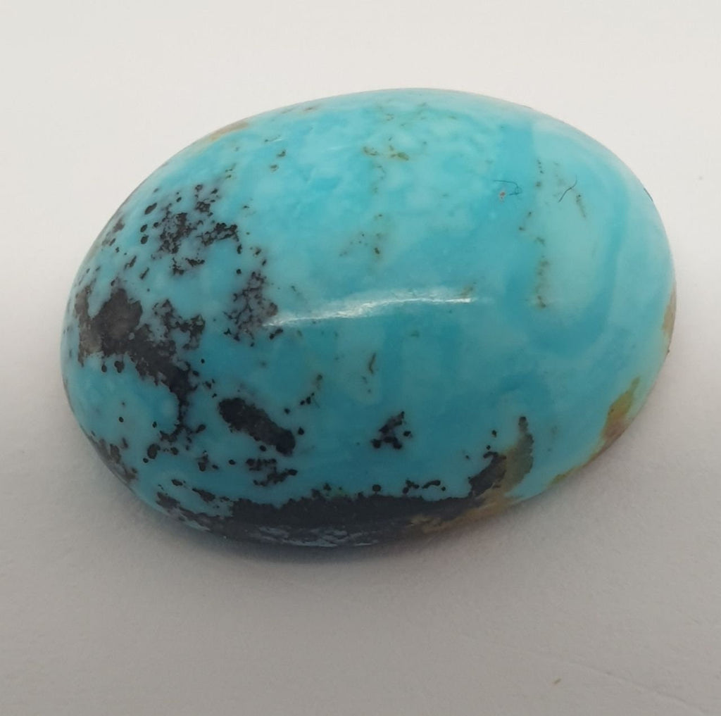 Natural Turquoise Smooth Oval Cabochon 20.2x15.7mm. (16.8ct.)