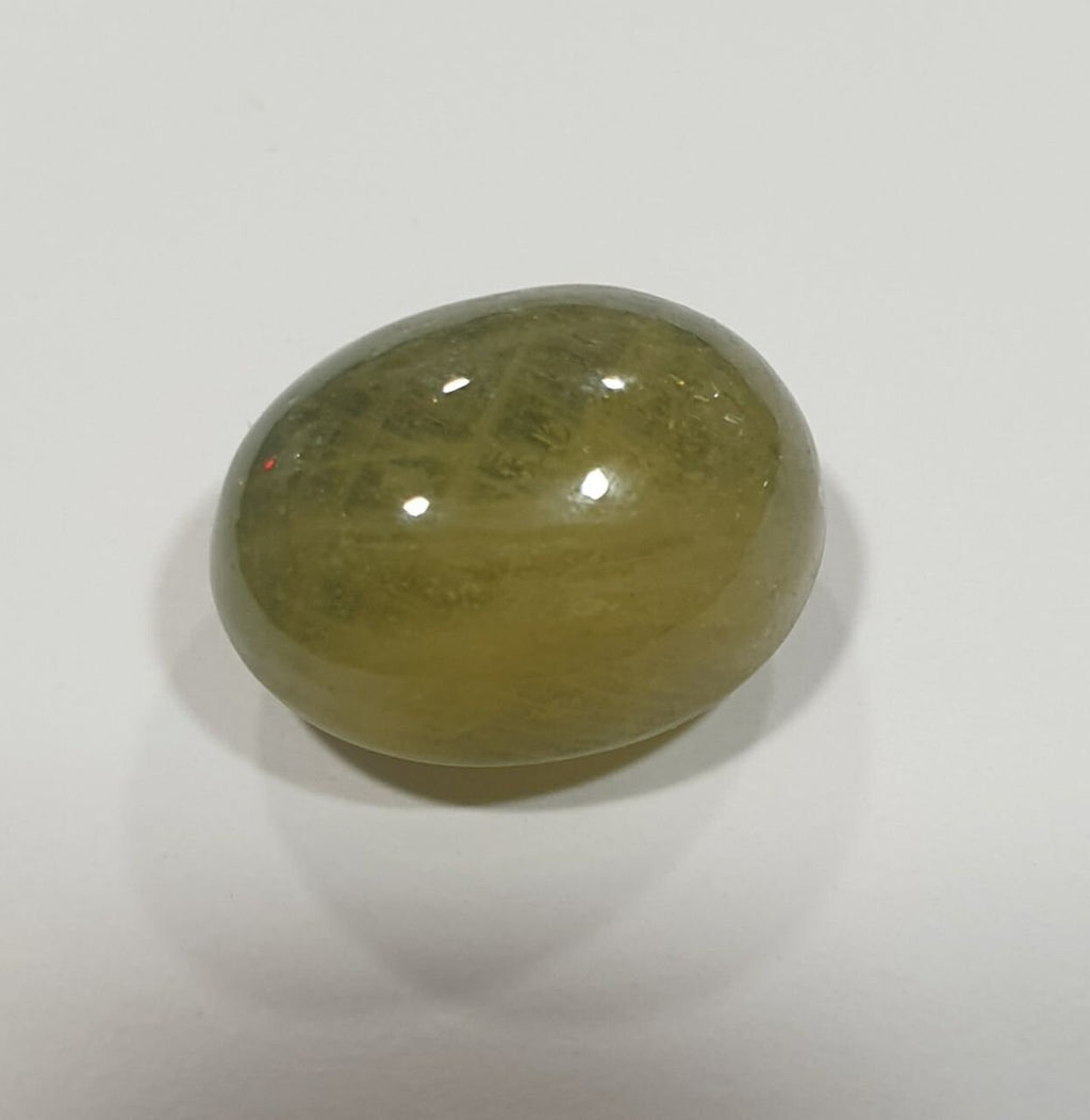Green Sapphire Oval Cabochon 15x12mm.(15.9ct.).