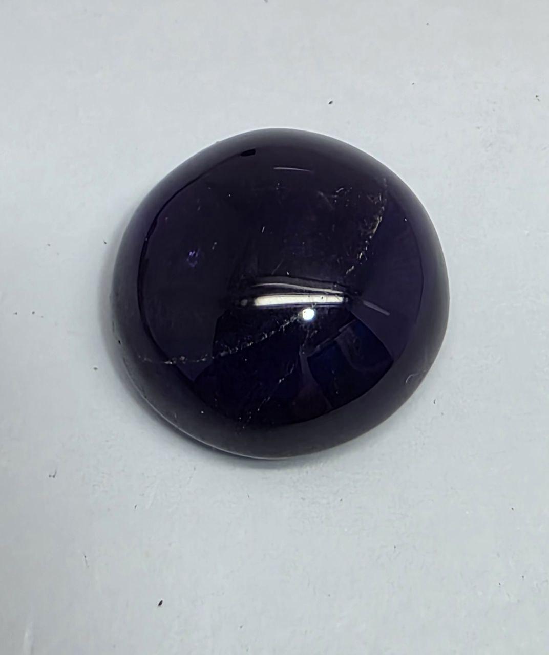 Amethyst Round Cabochon 18mm.(19.4ct.).