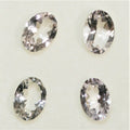 Lote de 4 Morganitas Ovaladas Facetadas de 7x5 mm. (4 Piezas)