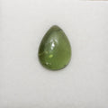 Green Tourmaline Drop Cabochon 9.5x7mm.(1.7ct.)