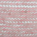 Cuentas redondas facetadas de cuarzo rosa de 14" (6 mm) - Hilo de 38 cm