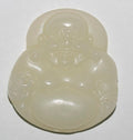 Pendentif en jade blanc 54x44mm.
