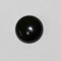 10Pcs Lot Jet Round Cabochon 10mm. (10 Pcs)