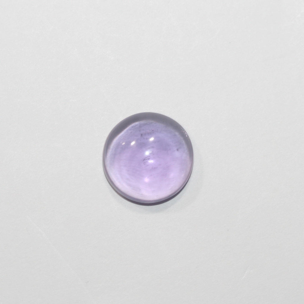 Amethyst Round Smooth Cabochon 14mm (8.90ct)- African Mined Amethyst-Untreated Gemstone