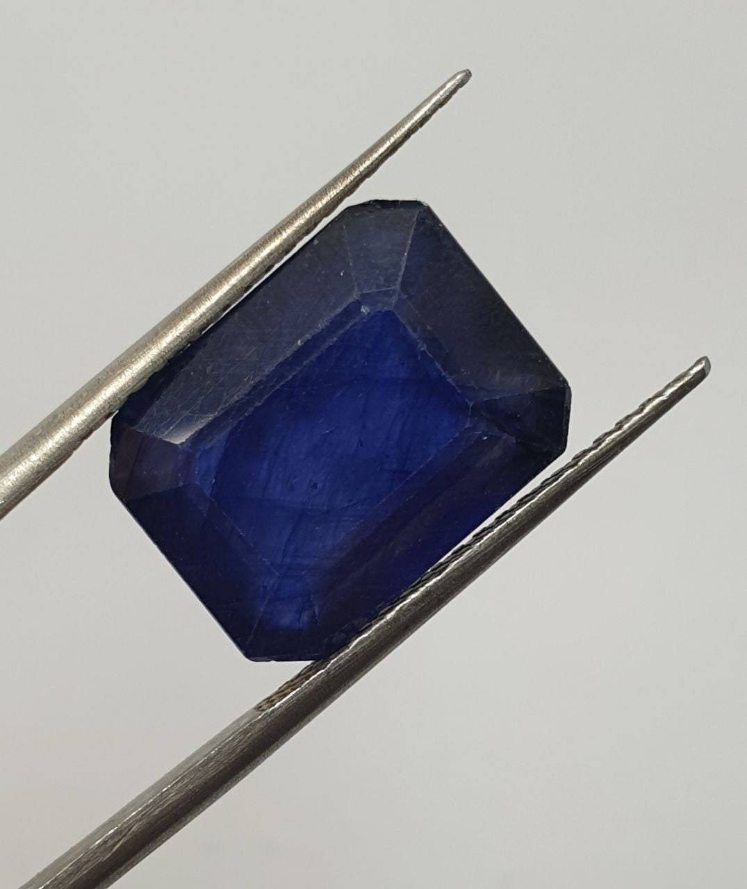 Blue Sapphire Octagon 15x11.5mm 12.58ct t-Deep Color Cut Stones and Cabochons Wholesale