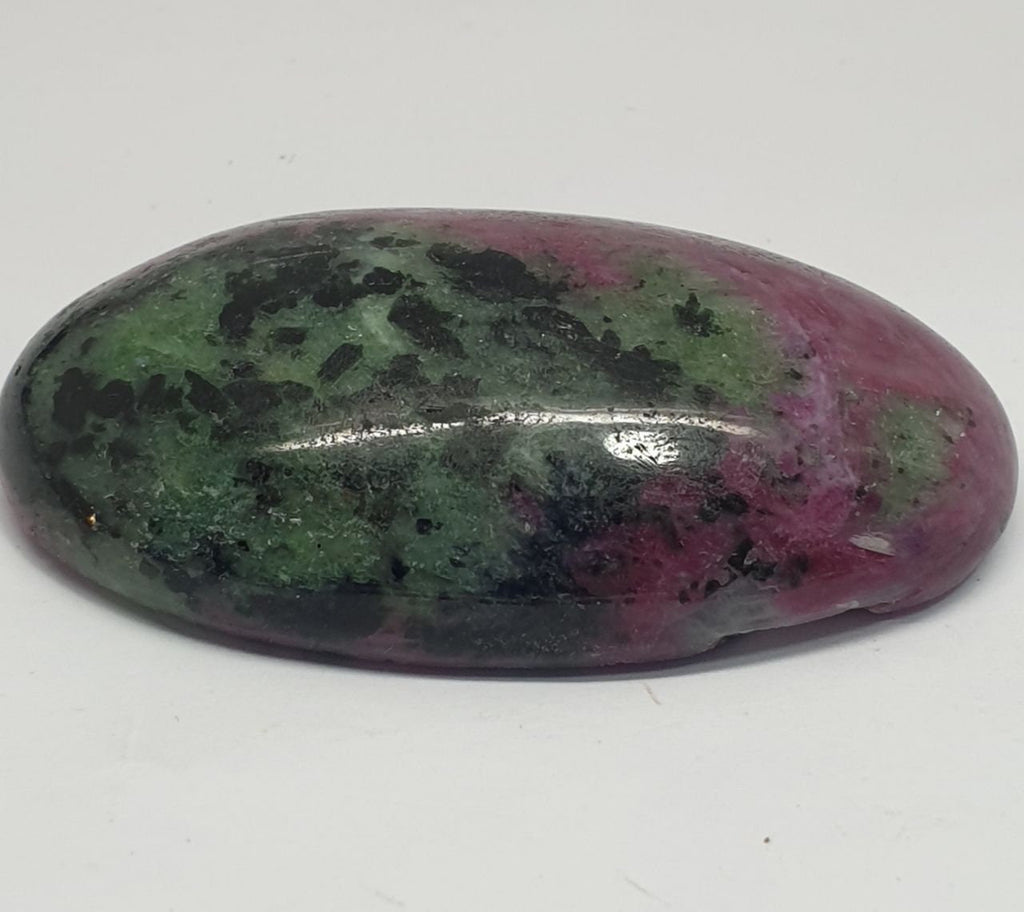 HUGE museum Piece Ruby Zoisite Oval Cabochon 49.3x29.2x13.3mm.-(171.66 ct) Natural Untreated Gemstone
