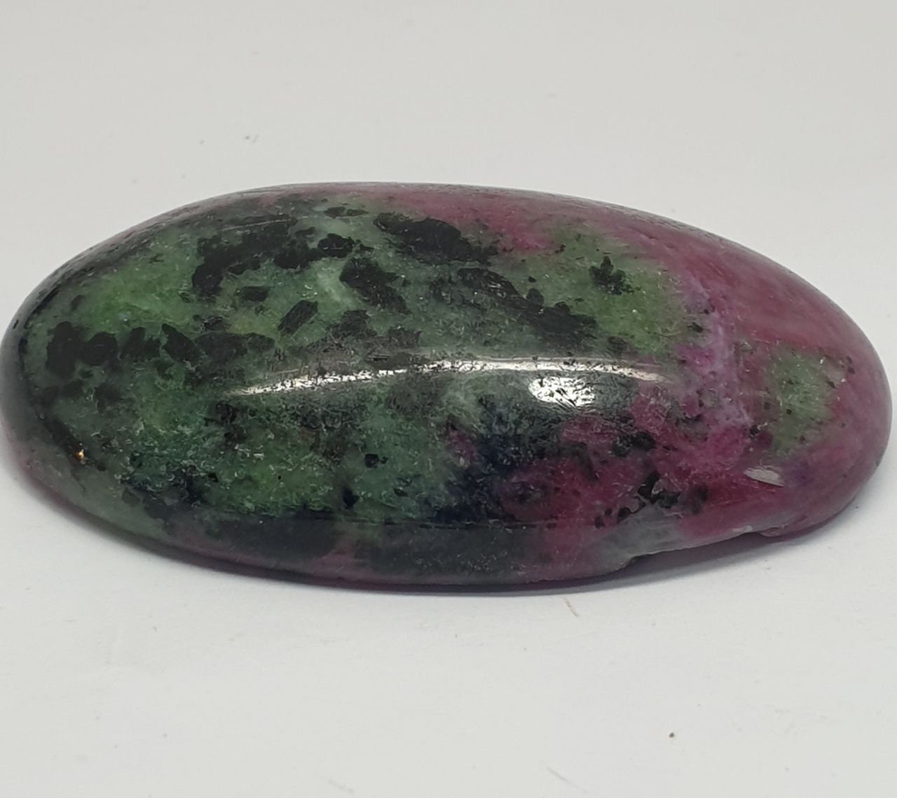 HUGE museum Piece Ruby Zoisite Oval Cabochon 49.3x29.2x13.3mm.-(171.66 ct) Natural Untreated Gemstone