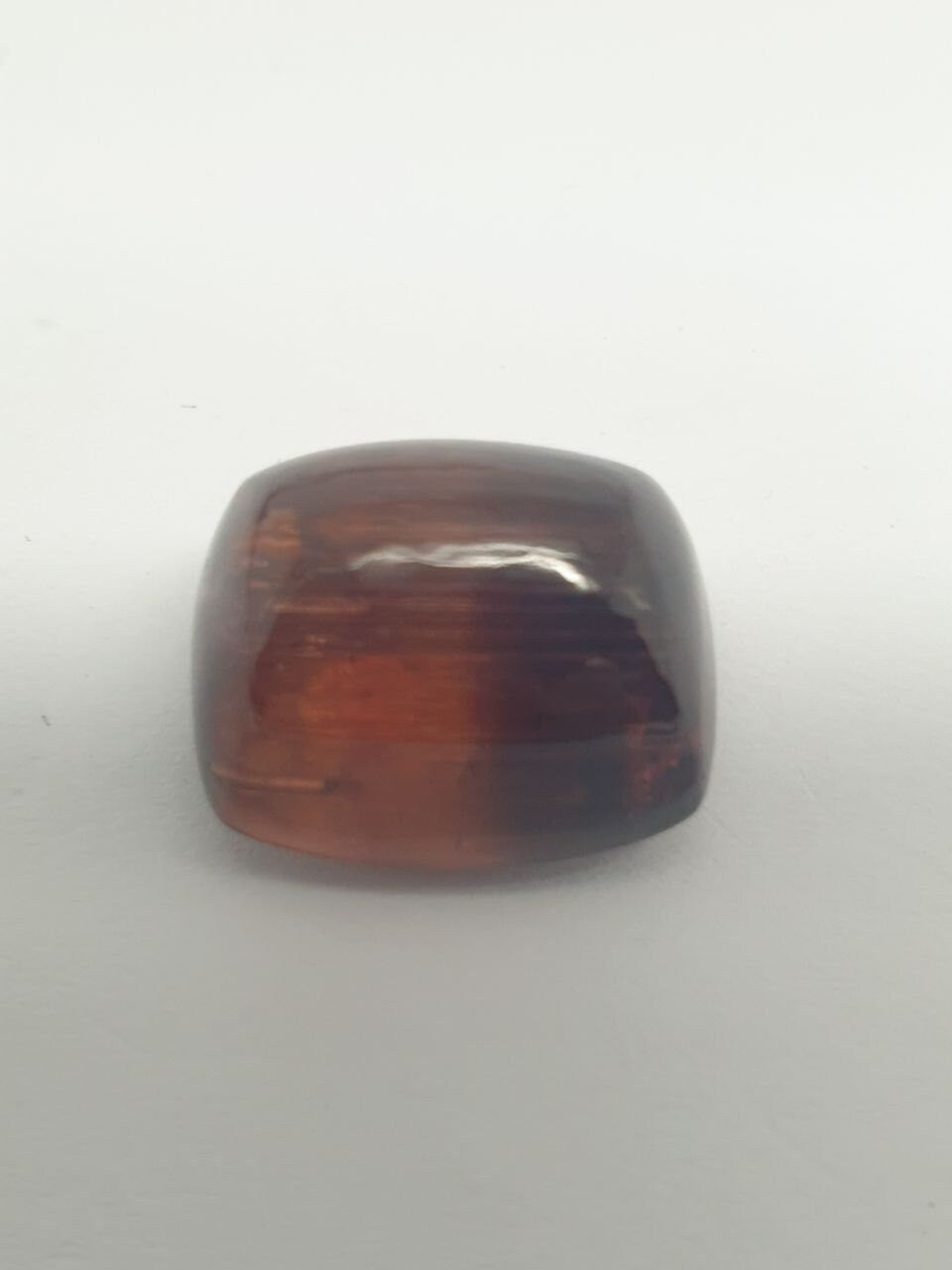 Color Zoning Super Rare Color Pink -Brown Wine Tourmaline Rubellite Cushion Cabochon 14.8x12x10.2 16.8ct Natural Gemstones