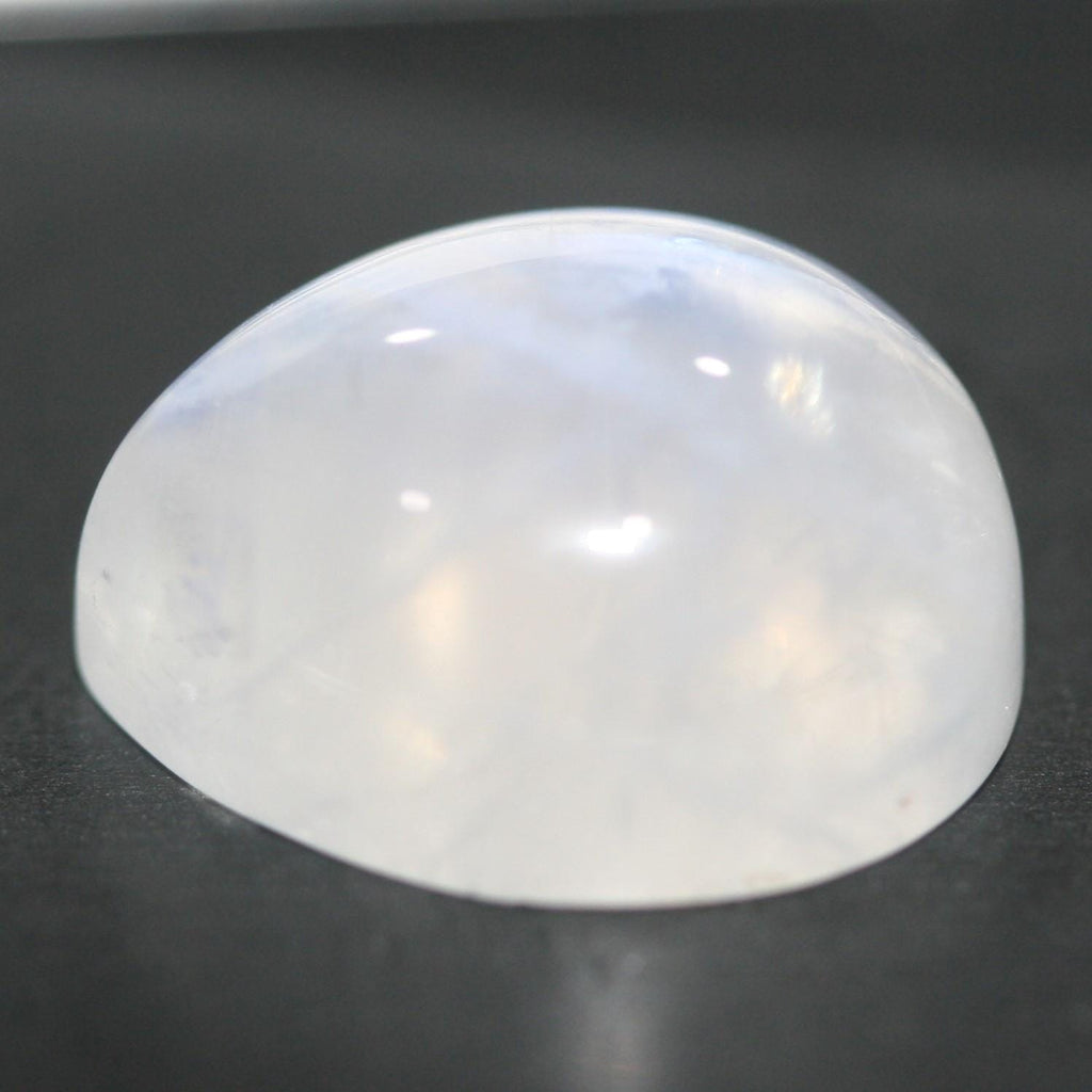 AAA Blue Fire Moonstone  Drop Smooth Cabochon 12x10mm (4pcs).