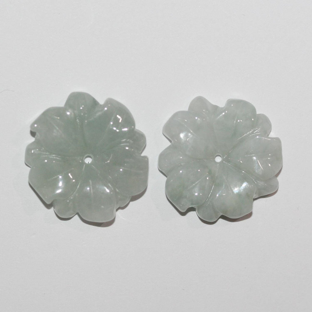 Burma Jade Pendant ( 1 Pair ) 23mm.