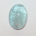 Big Aquamarine Deep Blue Natural Cabochon 25.7ct  21x15.5mm - One Of A kind Gemstone - Wholesale Prices For Gems