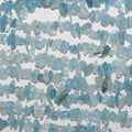 Perles St Aquamarine Smooth Chips 8x4mm (environ 39 cm) - Longueur du fil : 39 cm