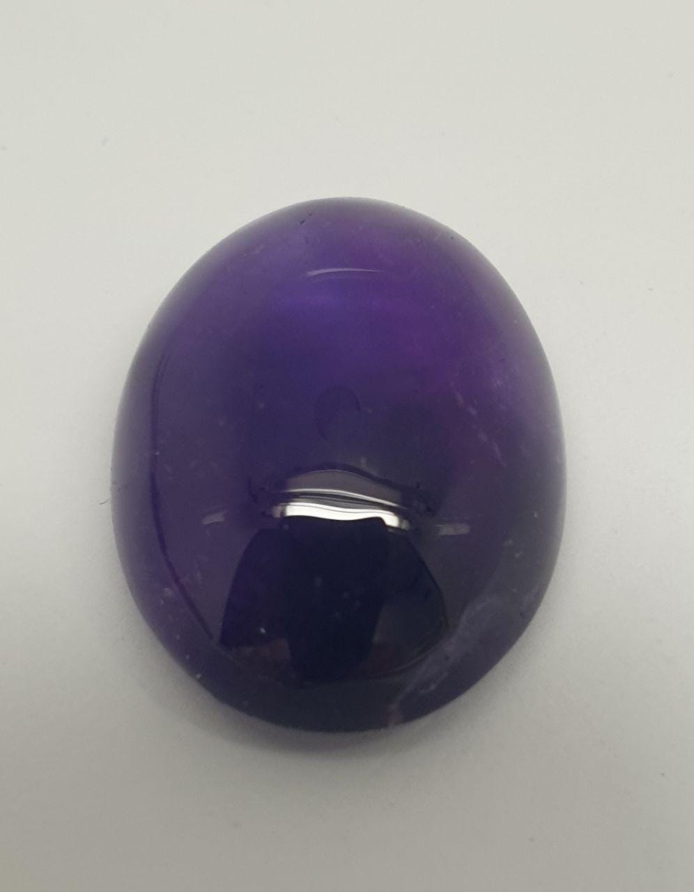 Top Quality African Amethyst Oval Cabochon 23.1x17.3x16.5mm.-(26ct).