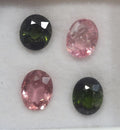 Lote de turmalinas de colores raros de 6,5 x 5,5 mm, piedras preciosas ovaladas y redondas - Turmalinas africanas naturales
