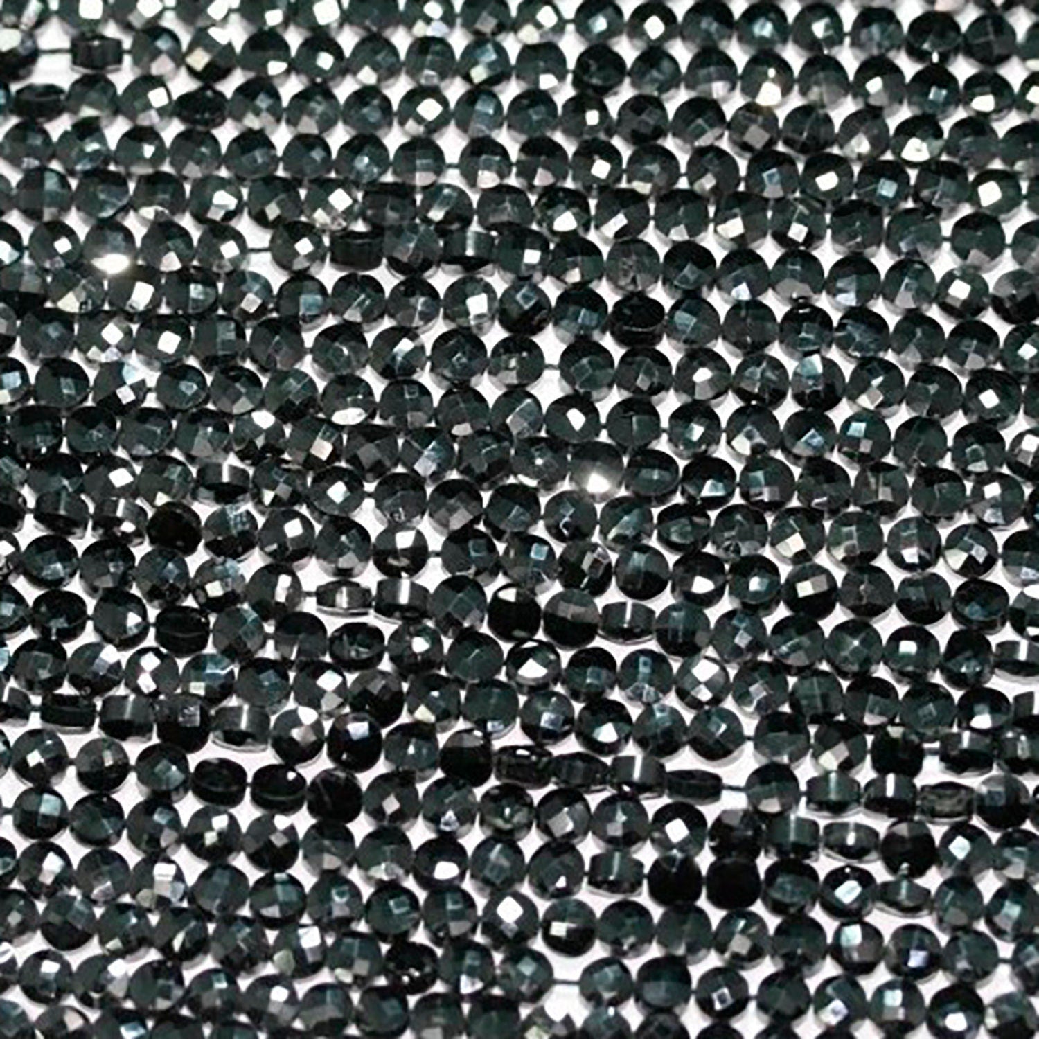 Cuentas de espinela santa facetadas de 4 mm (16") - Hilo de 40 cm