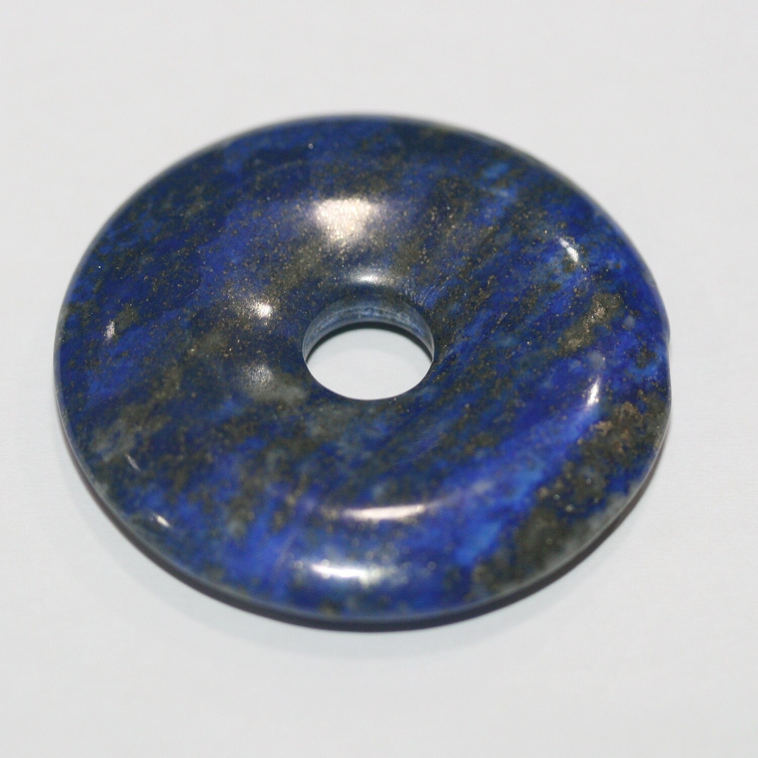 Colgante redondo de lapislázuli de 40 mm.