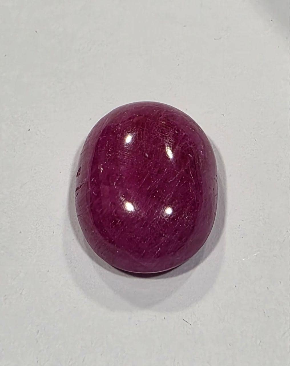 Big Pink Sapphire Oval Cabochon 17.8x13.2mm. (16.71ct.).