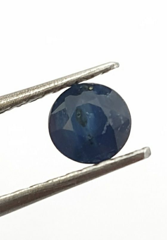 1 Pc Natural Blue Color Blue Sapphire 4.75mm Round Brilliant Cut- Wholesale Gemstones- Natural Stones For Jewelry