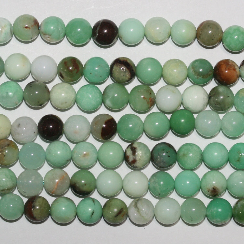 15" Sainte Chrysoprase Perles Rondes Lisses 8-8,5 mm.-Rig 39 cm.