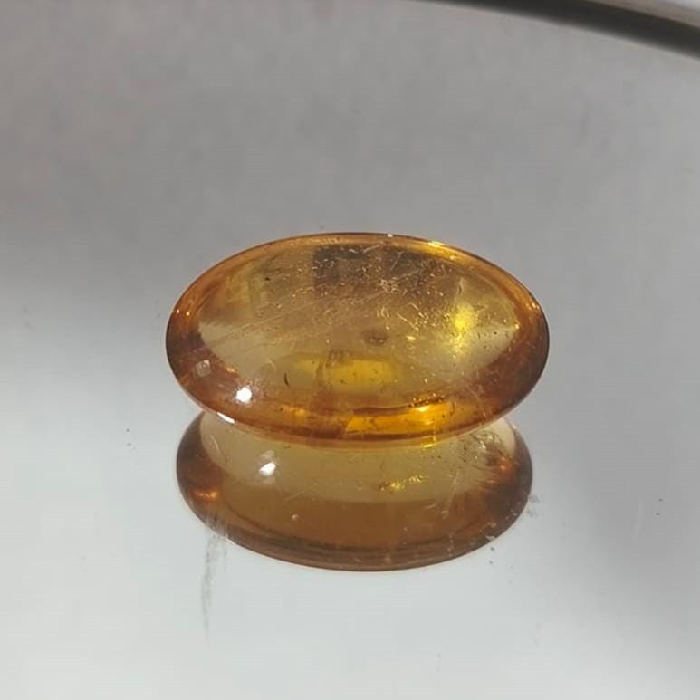 Big Deep Color Natural Citrine Oval Cabochon 24x16.1x9mm.-22.63ct- Jewelry Making Supplies