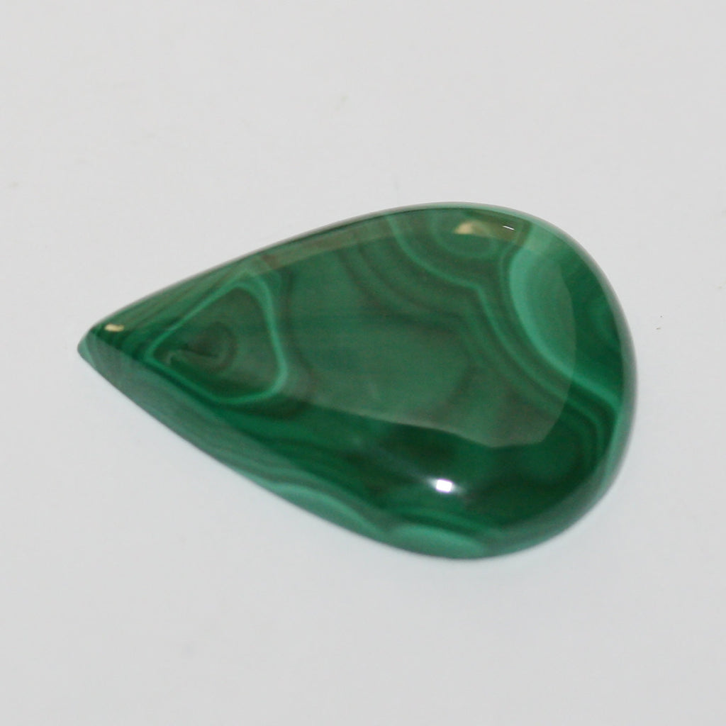 Malachite Drop Cabochon 30x22.5mm.(39ct)