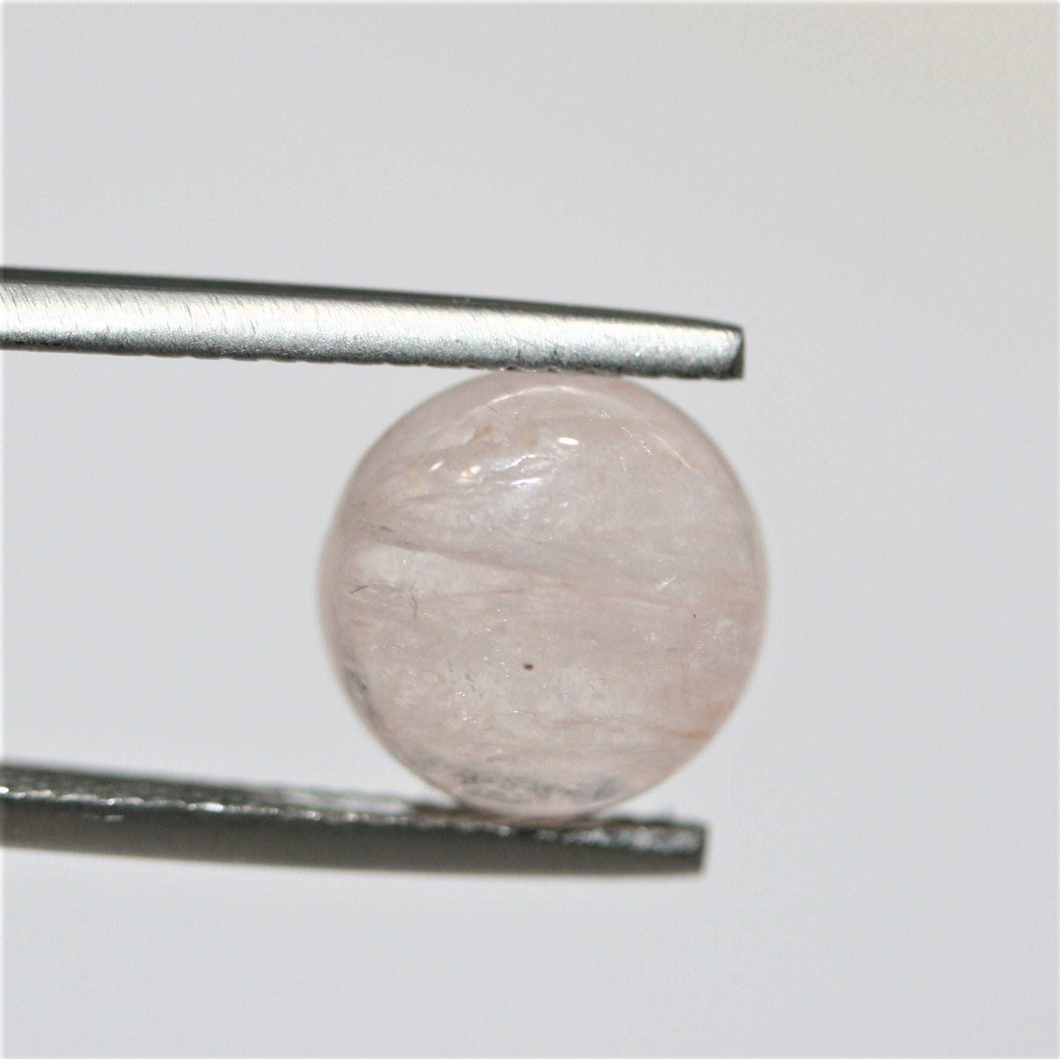 Smooth Round Morganite Cabochon 10 mm. (8 pieces)