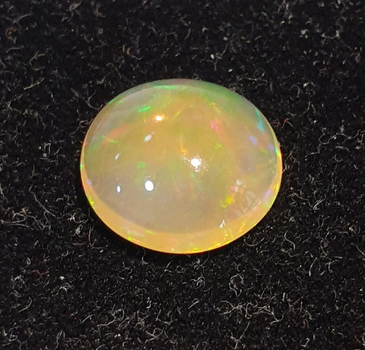 Wello Ethiopian Opal Round Cabochon 9mm. (1.1 cts)  -Gemstone Parcels-Loose Stones Wholesale Price