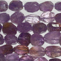 14" St Amethyst Faceted Nugget Beads 16x10mm.-Approx.-Strand 37cm