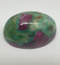 Big Natural Ruby Fuchsite Oval Cabochon 30x20mm 74.13ct- Top Quality