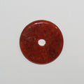 Pendentif en jade rouge, épaisseur 30 mm - 3,5 mm