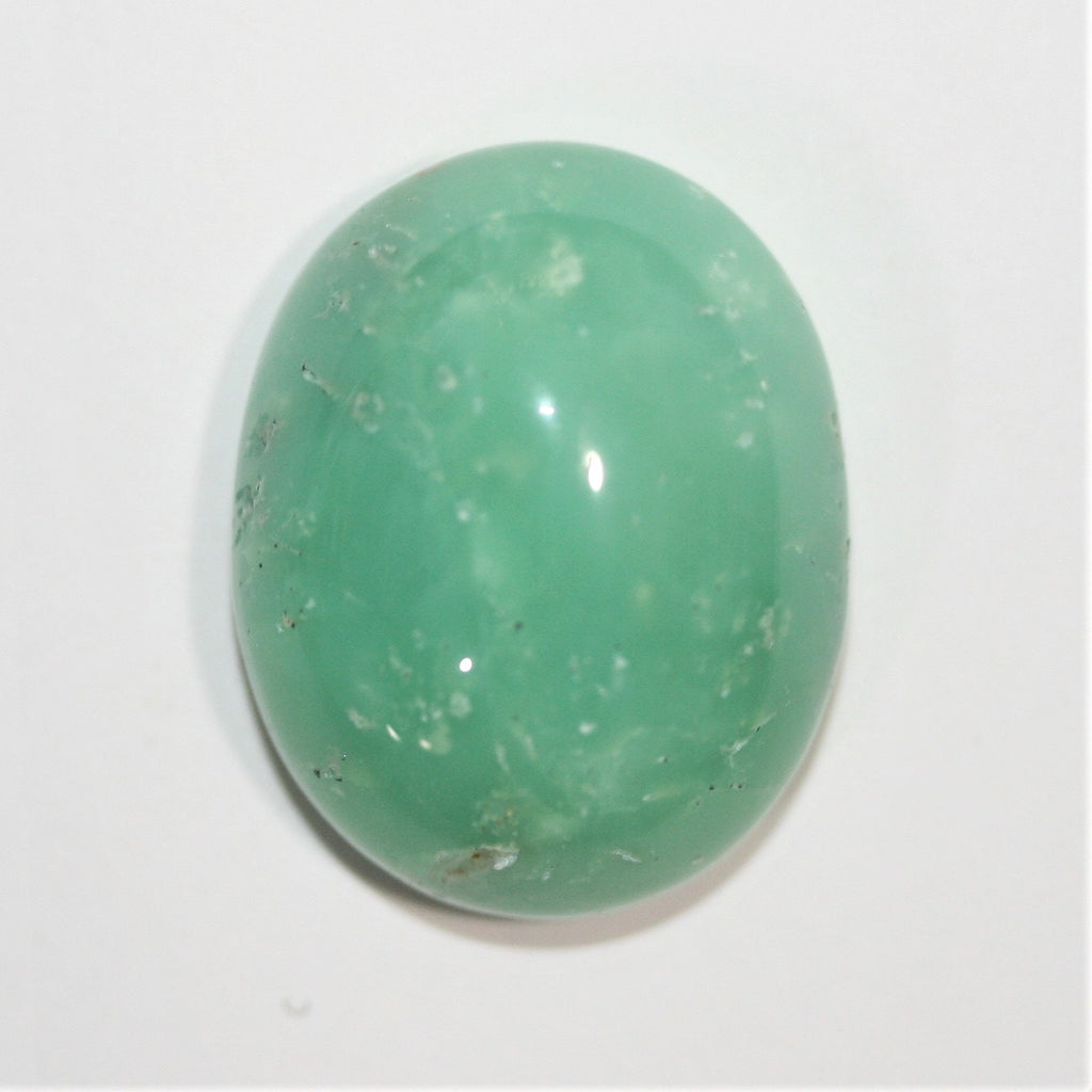 Chrysoprase Oval Cabochon 21.8x17.3mm.(25.71ct.).