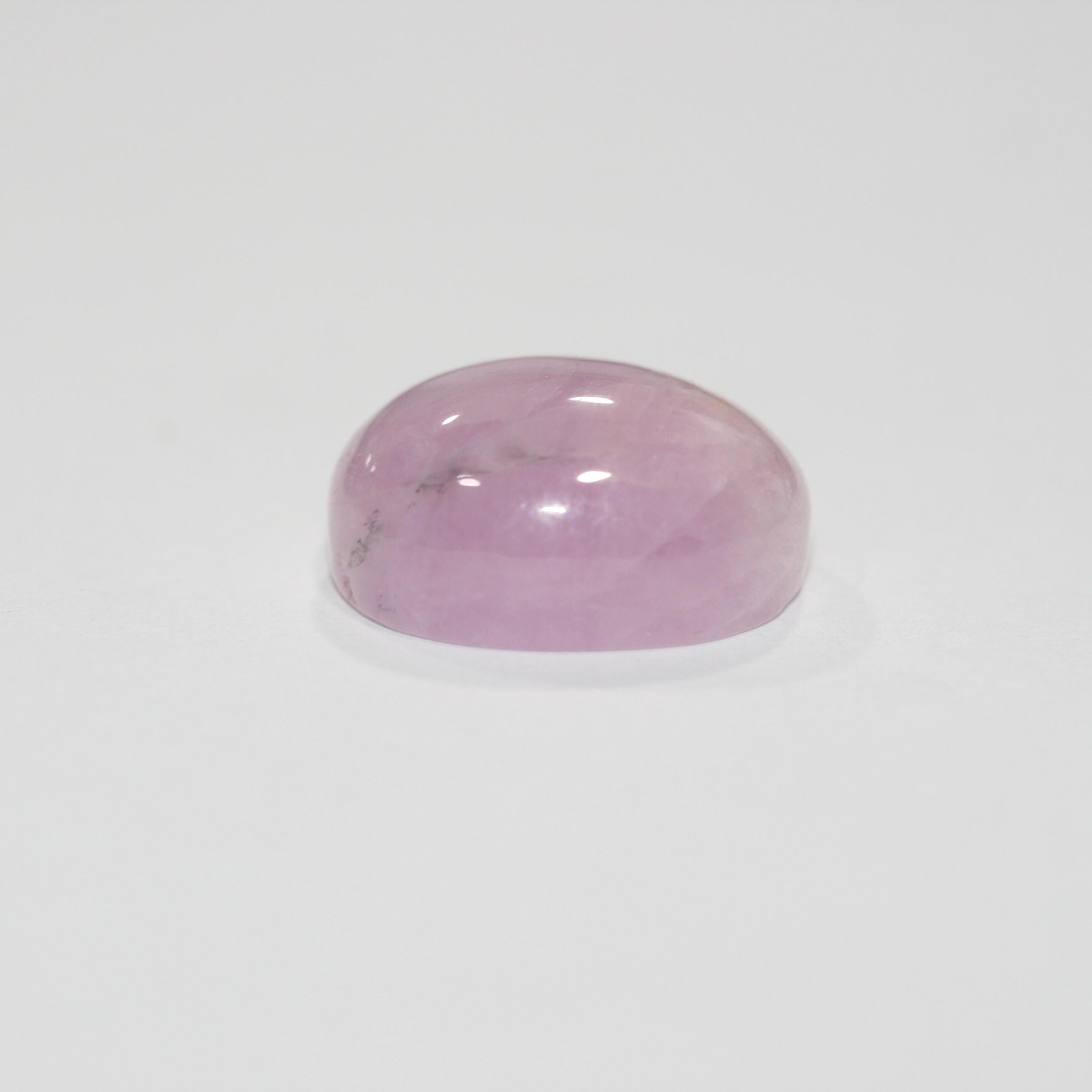 Big Natural Untreated Pink Kunzite Oval Cabochon 22x17.5mm 39.09ct Designer Cabochon