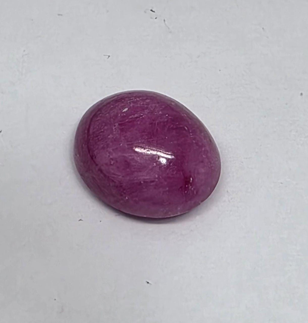 Natural  Pink Sapphire Oval Cabochon 9.7x7.8mm 3.3ct -Pink Sapphire Cab
