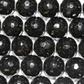 15" St Onyx Faceted Round Beads 12mm -Strand 39cm
