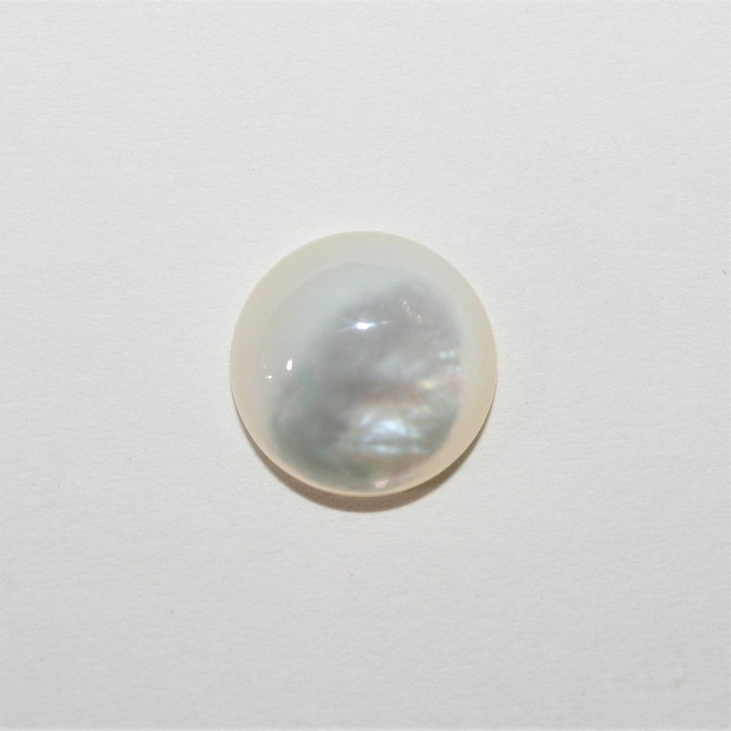 MOP Round Cabochon 10 mm. (10 pieces)