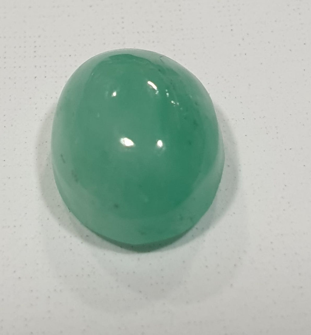 Emerald Oval Cabochon 10.1x8x5mm 3.21ct  Deep Color- Jewelry Supplier Wholesale
