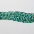Perles rondelles à facettes en turquoise St de 15 pouces, 2 x 1 mm. - Fil de 39 cm.