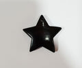 Colgante de estrella de azabache negro de lignito natural con agujero de 35 mm - Piedra preciosa natural - Mayorista de piedras preciosas - Gemas de calidad