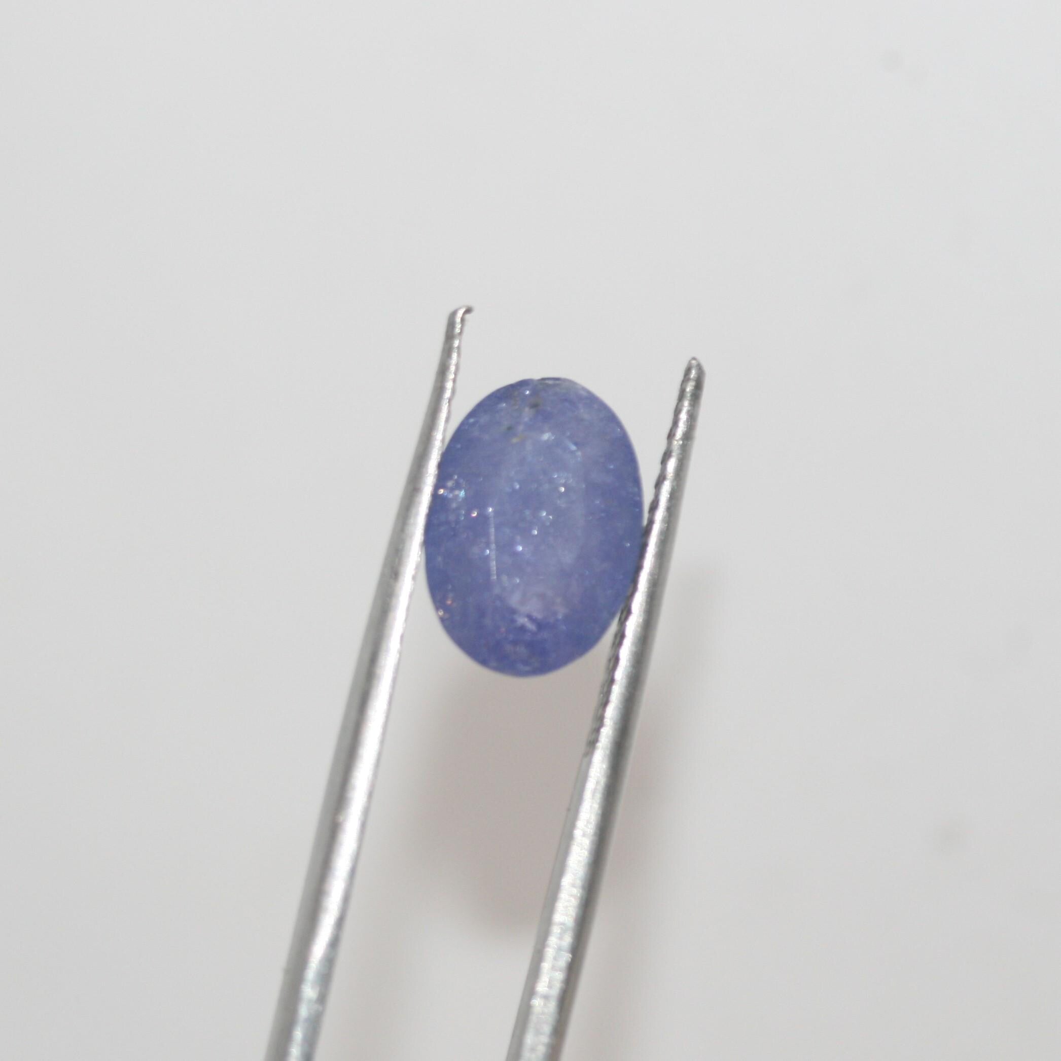 Tanzanite ovale à facettes 12,2 x 8,7 mm 4,88 ct - Pierre précieuse naturelle - Véritable tanzanite - Fournisseur de bijoux - Bleu profond
