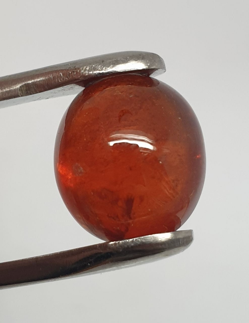 Big Spessartite Garnet Oval Cabochon 13x11.4mm. ( 13.08ct.) Fanta Garnet Orange Garnet Spessartite Garnet- Untreated Gem