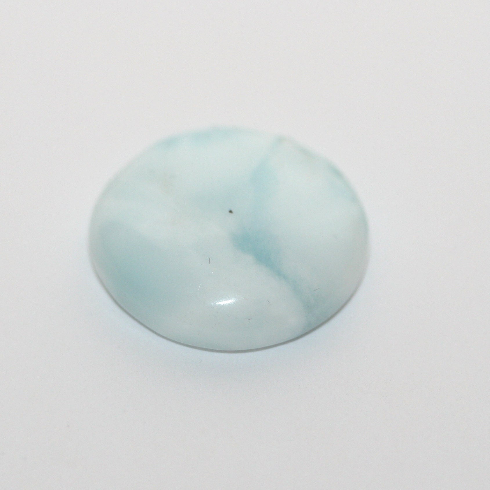 Larimar Round Cabochon 18ct - 18.5mm - Dominican Republic Stone