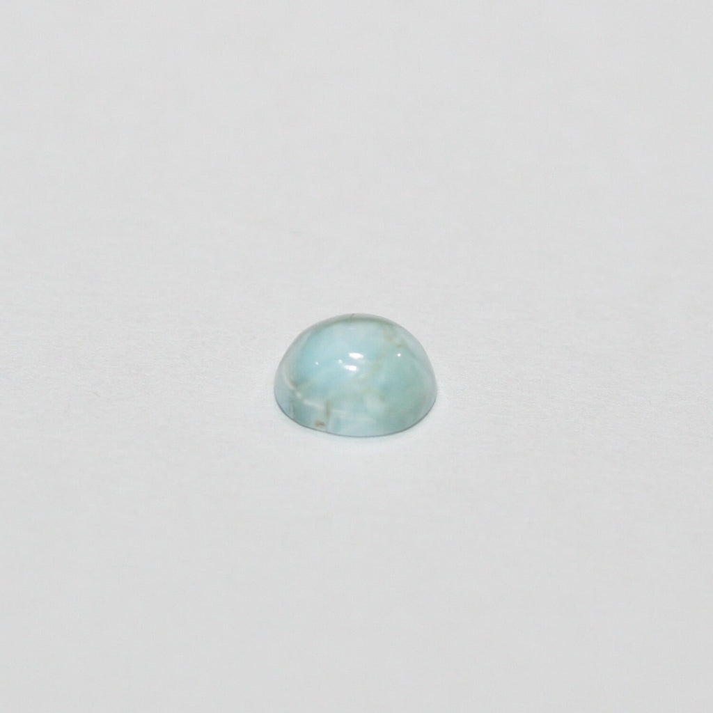 Lote de 20 cabujones ovalados de Larimar de 6 x 4 mm. (20 uds.).