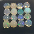 Ethiopian Opal Lot Round Cabochon 4mm. (16pcs)  -Gemstone Parcels-Loose Stones Wholesale Price