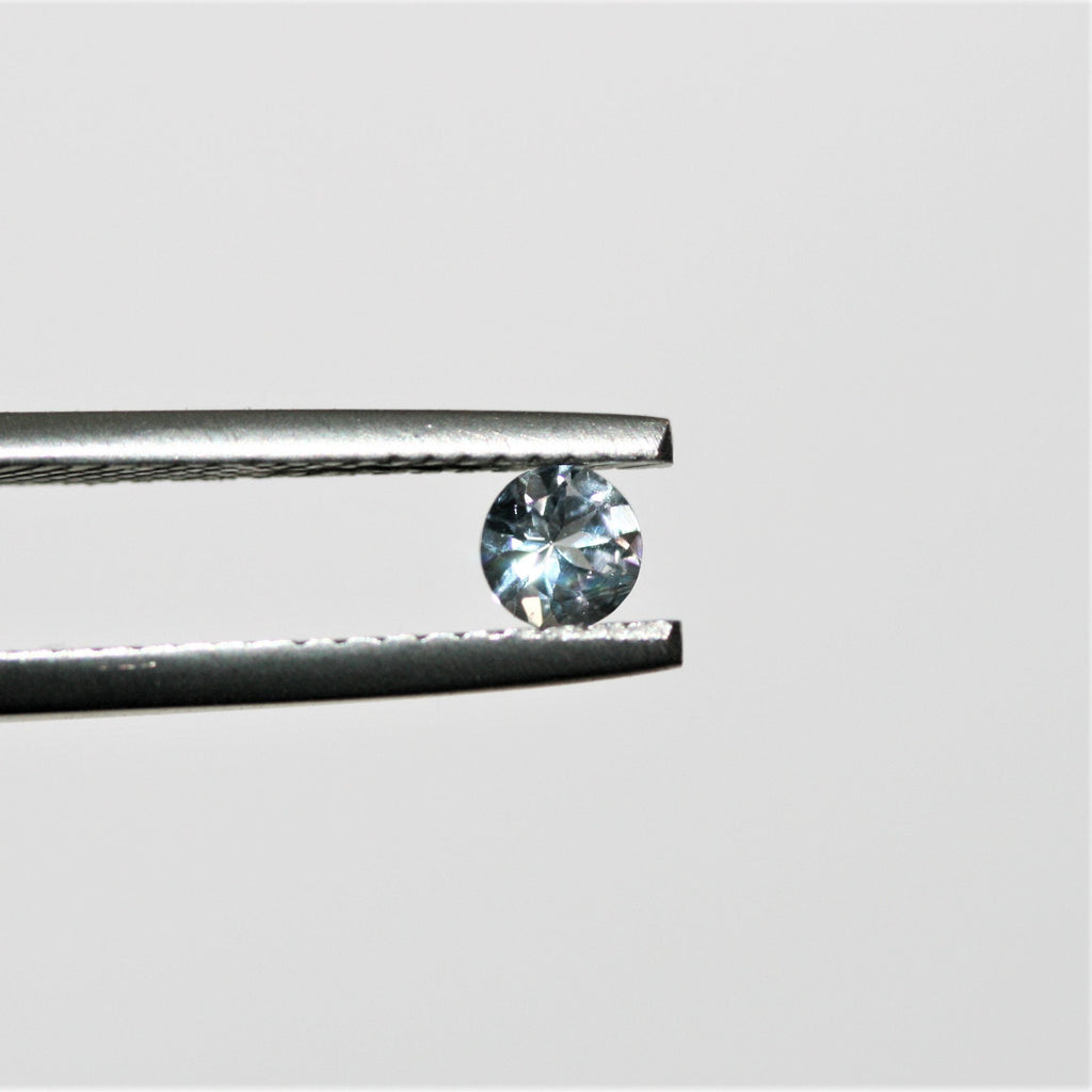 12 Pcs Lot Faceted Round Aquamarine 4mm.- (12 Pieces)